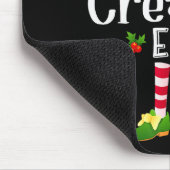 Creatieve Kerst Elf Matching Pyjama Kerstfeest Muismat (Hoek)