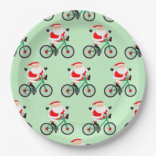 Creatieve kerstfeest papieren bord (Voorkant)