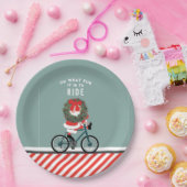 Creatieve kerstfeest papieren bord (Feest)