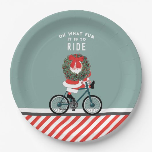 Creatieve kerstfeest papieren bord (Voorkant)