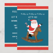 Creatieve kerstfeest uitnodiging (Voorkant / Achterkant)