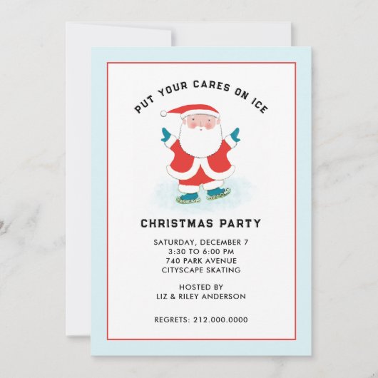 Creatieve kerstfeest uitnodigingen (Voorkant)