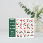 Creatieve kerstfeestkaarten voor zakelijk gebruik feestdagenkaart (Staand voorkant)