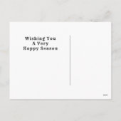 Creatieve kerstfeestkaarten voor zakelijk gebruik feestdagenkaart (Achterkant)