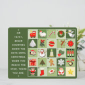 Creatieve kerstkaarten feestdagenkaart (Staand voorkant)
