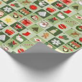 Creatieve Kerstmis Adventkalender Cadeaupapier (Hoek)