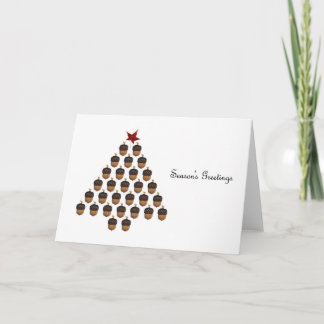 Creatieve kerstproducten feestdagen kaart