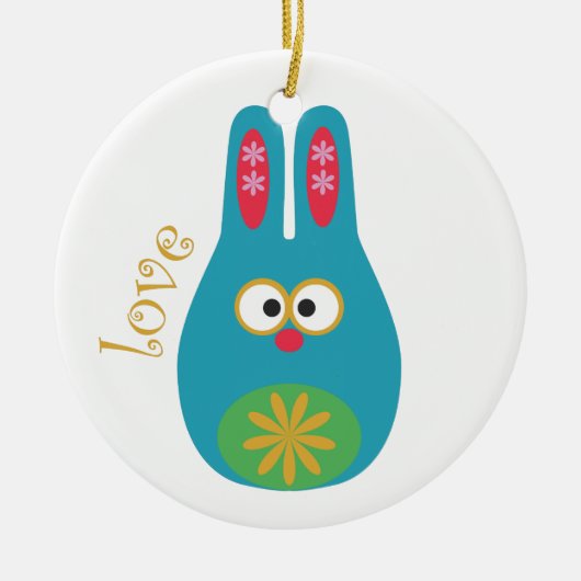 Creatieve kerstproducten keramisch ornament (Voorkant)
