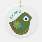 Creatieve kerstproducten keramisch ornament (Achterkant)