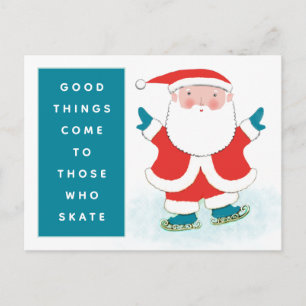 Creatieve kerstvakantie ansichtkaarten briefkaart