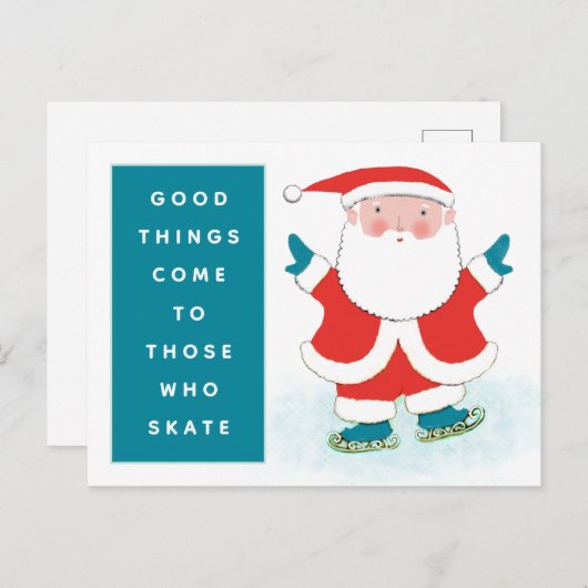 Creatieve kerstvakantie Briefkaarten (Voorkant / Achterkant)