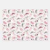 Creatieve Kinder katten die papierbladen overvulle Inpakpapier Vel (Voorkant 3)