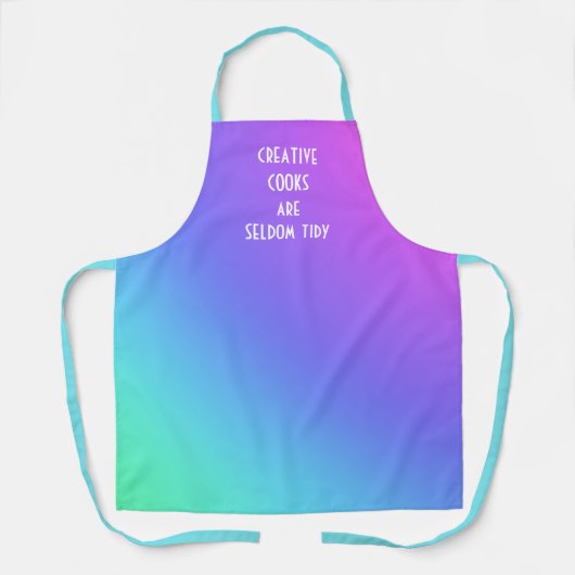 Creatieve koks zijn zelden kleurrijk Schort (Voorkant)