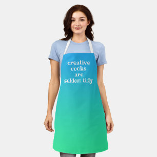 Creatieve koks zijn zelden tidy Fun Apron Schort