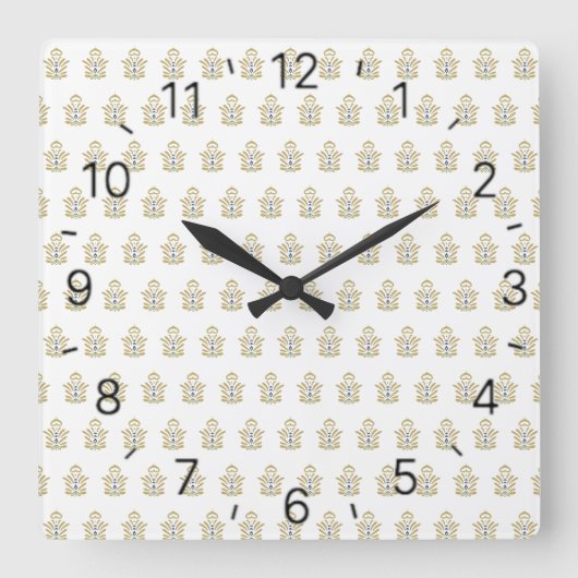 creatieve kunst Ontwerp Vierkante Klok (Voorkant)