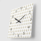 creatieve kunst Ontwerp Vierkante Klok (Hoek)