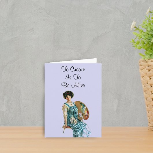 Creatieve Kunstenaar Notitiekaart