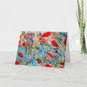 Creatieve Kunstenaar Schilder Abstract Denker Verj Kaart (Voorkant)