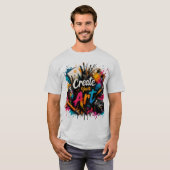 Creatieve kunststudio. t-shirt (Voorkant volledig)