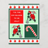 Creatieve Lacrosse Kerst Briefkaart (Voorkant)