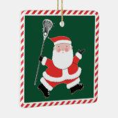 Creatieve Lacrosse Kerst Collectie Keramisch Ornament (Rechts)