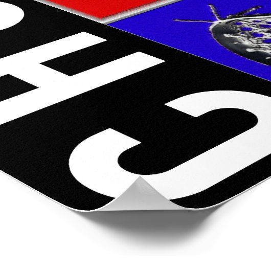 Creatieve lacrosse poster (Hoek)