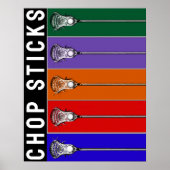 Creatieve lacrosse poster (Voorkant)