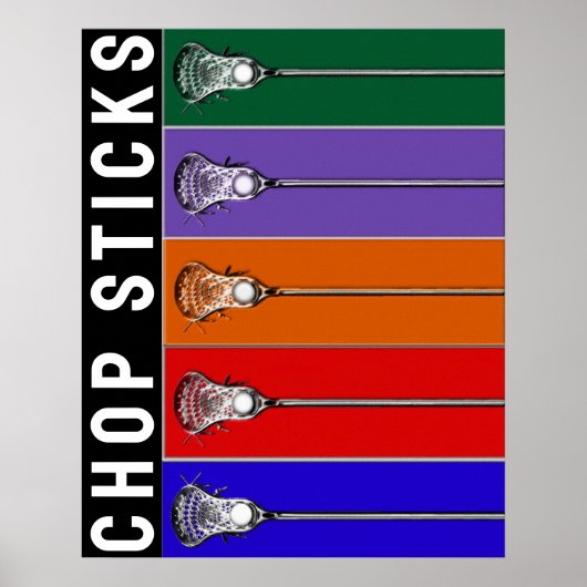 Creatieve lacrosse poster (Voorkant)