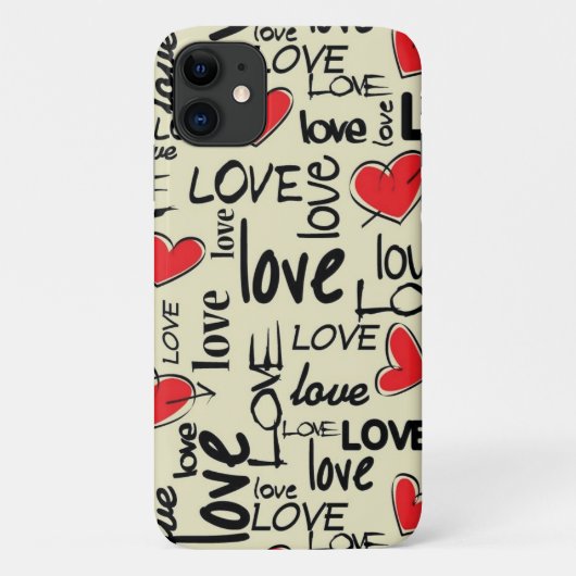 creatieve liefde Hoesje-Mate Barely Daar Case-Mate iPhone Case (Achterkant)