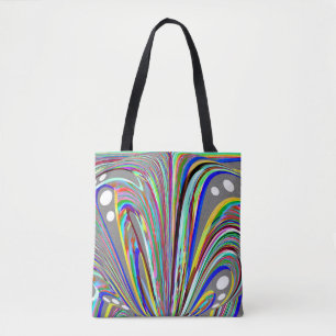 Creatieve lijnen tote bag