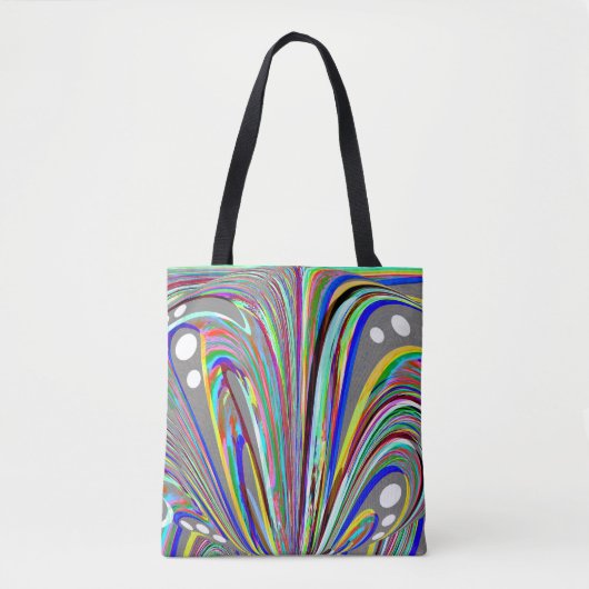 Creatieve lijnen tote bag (Voorkant)