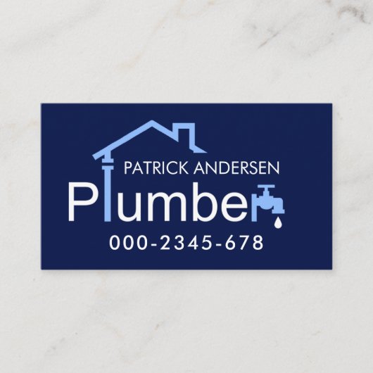 Creatieve loodgieter Home Piping Visitekaartje (Voorkant)