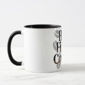 Creatieve "Maar Eerst, Koffie" Typografie Mok (Links)