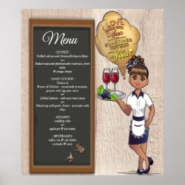 Creatieve Magie Café decor Poster