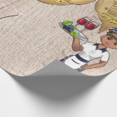 Creatieve Magische Pauze tijd met vrienden Cadeaupapier (Hoek)