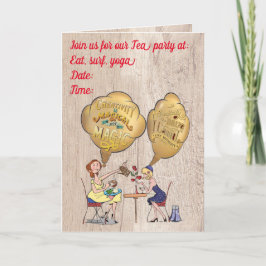 Creatieve Magische Pauze tijd met vrienden Feestdagen Kaart