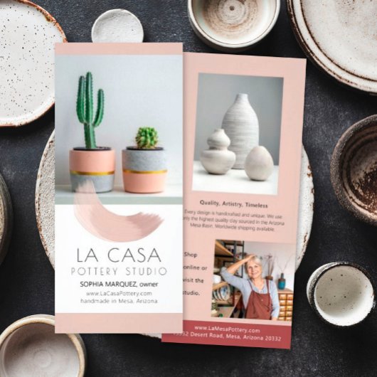 Creatieve marketing voor verf reclamekaart