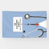 Creatieve medische school afstudeerbanner spandoek (Horizontaal)