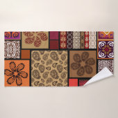 Creatieve megareeks naadloze patronen geïnspireerd badhanddoek (Badhanddoek)