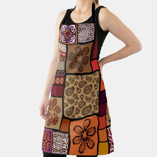 Creatieve megareeks naadloze patronen geïnspireerd schort (Insitu)