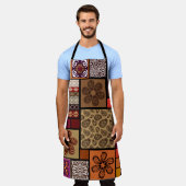 Creatieve megareeks naadloze patronen geïnspireerd schort (Gedragen)