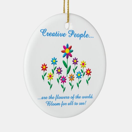 Creatieve mensen keramisch ornament (Rechts)