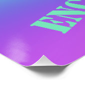 Creatieve messes aangemoedigd! Regenboog Perfect Poster (Hoek)