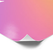 Creatieve messes aangemoedigd! RegenboogPoster Perfect Poster (Hoek)