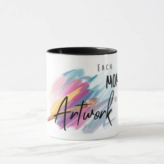 Creatieve Mindfulness Kunst Cadeau Hem Haar Koffie Mok (Midden)