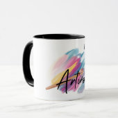 Creatieve Mindfulness Kunst Cadeau Hem Haar Koffie Mok (Voorkant links)