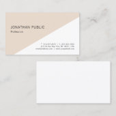 Creatieve Minimalistische Sjabloon Modern Eenvoudi Visitekaartje (Voorkant / Achterkant)