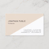 Creatieve Minimalistische Sjabloon Modern Eenvoudi Visitekaartje (Voorkant)