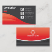 creatieve moderne bezoekkaart visitekaartje (Voorkant / Achterkant)