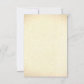 Creatieve moderne bruiloft RSVP kaarten (Achterkant)